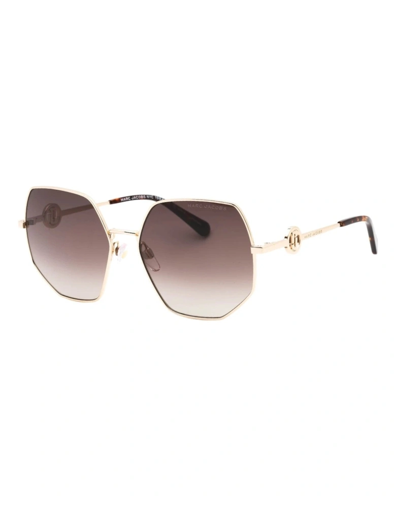 Havana Leg Ends Gold Sunglasses