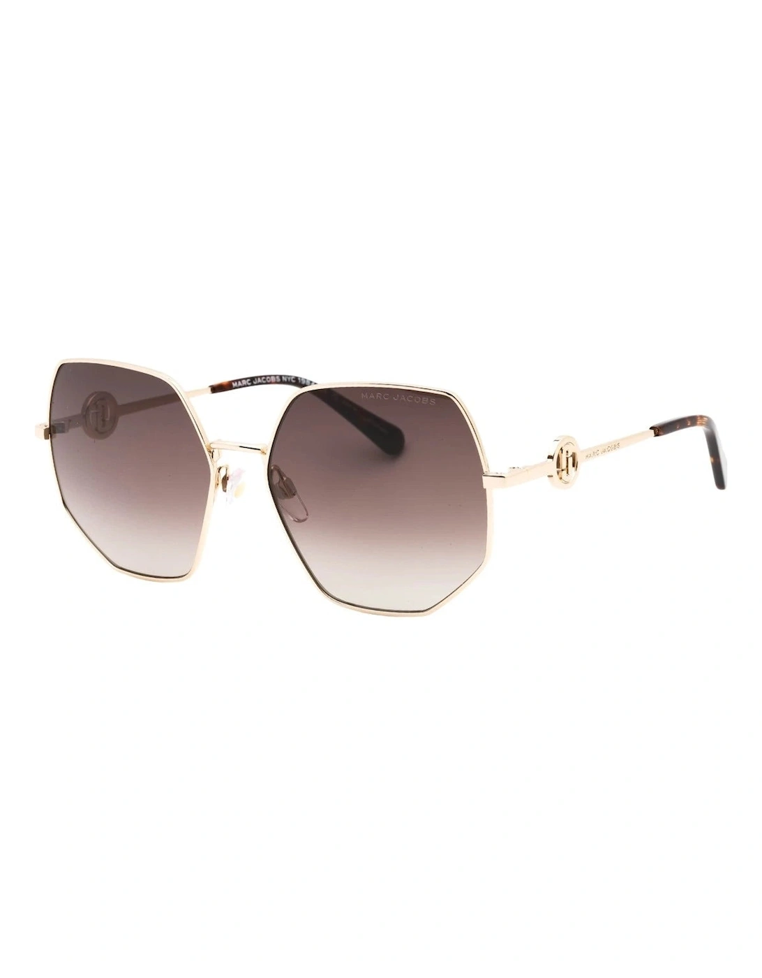 Havana Leg Ends Gold Sunglasses