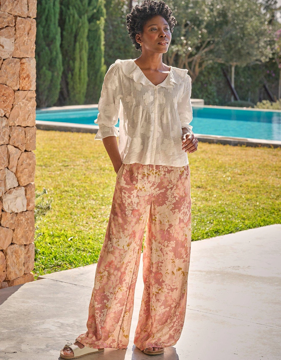 Emery Blouse - White, 2 of 1
