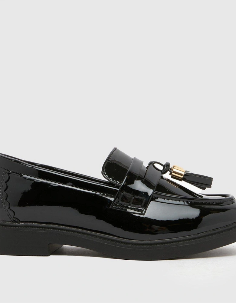 Junior Layton Patent Tassle Loafer