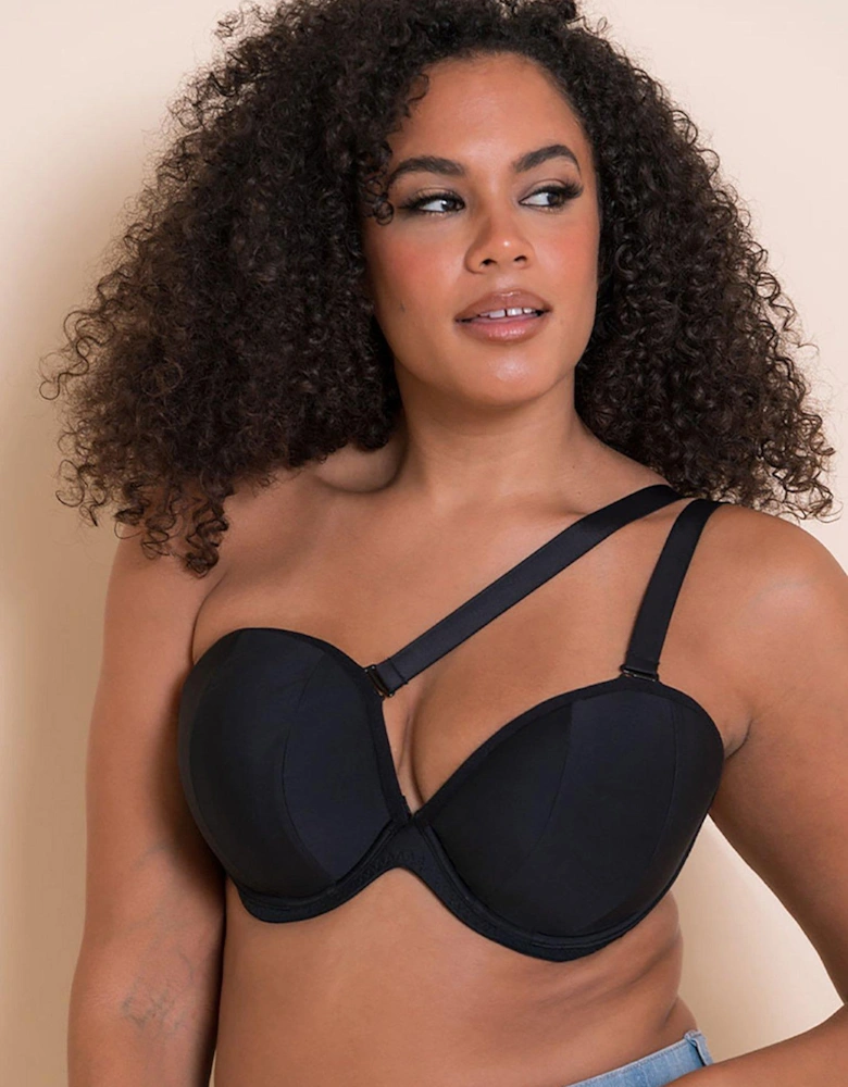 Superhero Multiway Padded Plunge Bra Black
