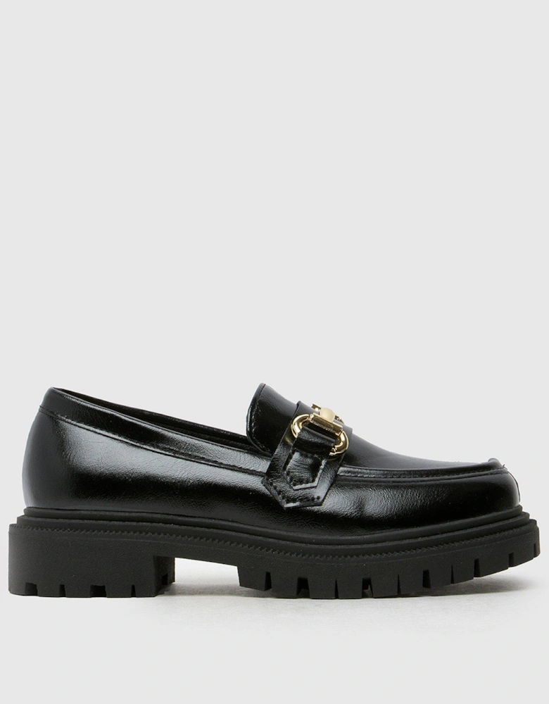 Junior Bts Loretta Patent Snaffle Loafer