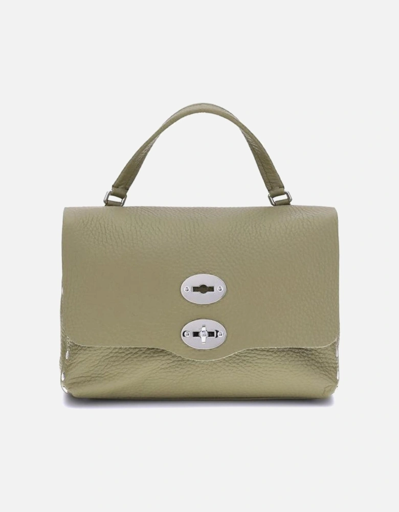 Postina Centauro Leather Shoulder Bag with Swivel Hook Women - Beige