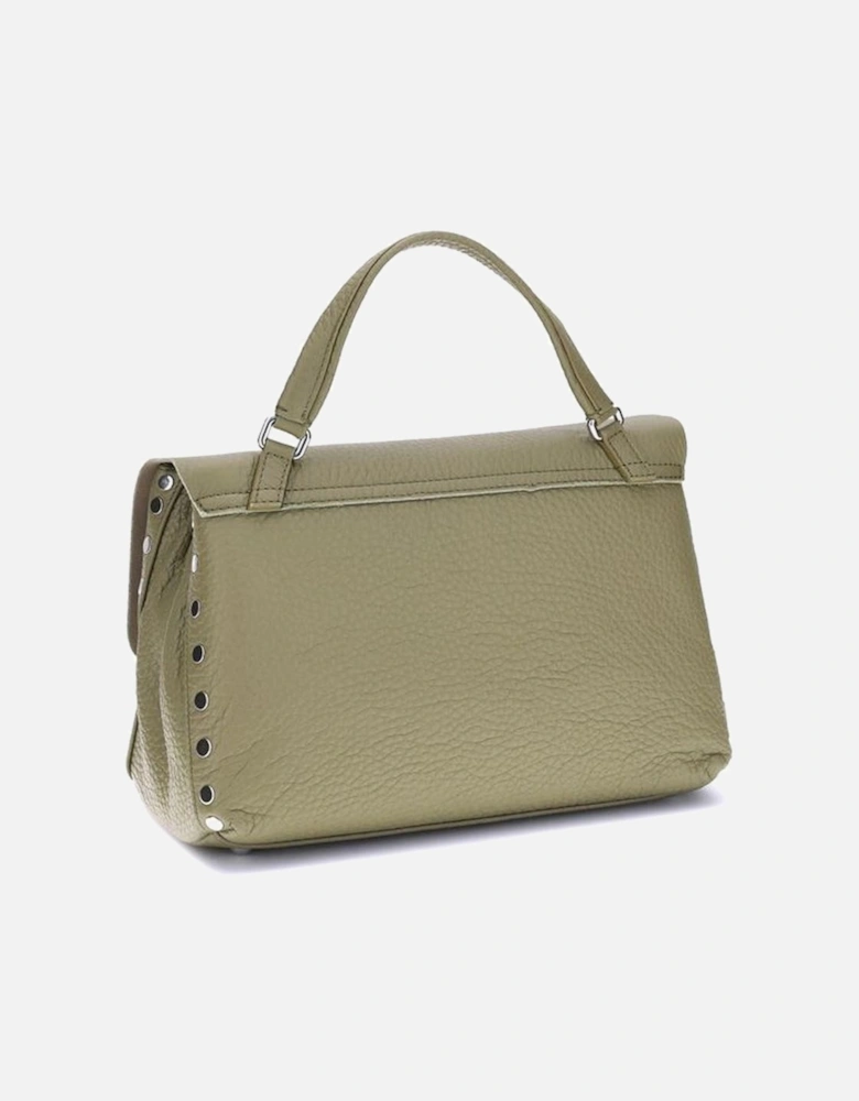 Postina Centauro Leather Shoulder Bag with Swivel Hook Women - Beige