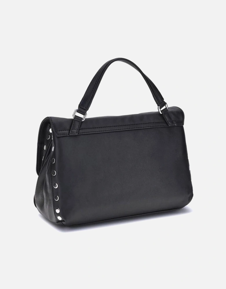 Postina Saeta Leather Shoulder Bag Women - Black