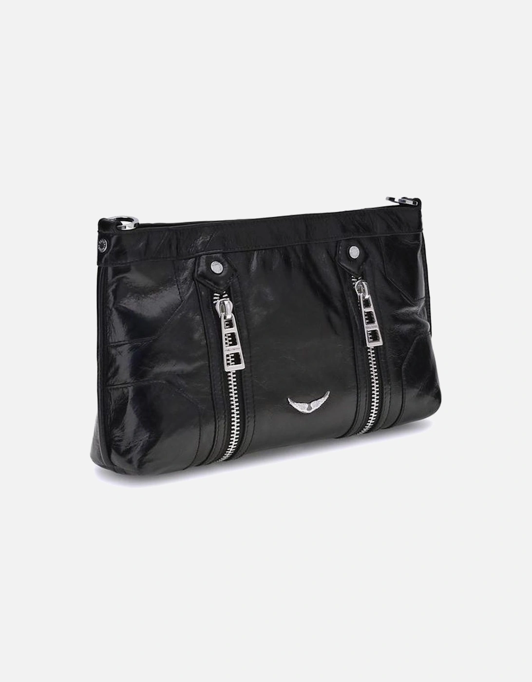 Sunny Patent Leather Shoulder Bag Women - Black