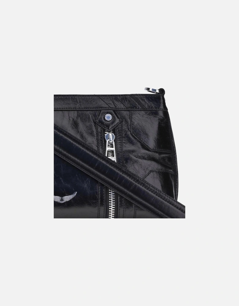 Sunny Patent Leather Shoulder Bag Women - Black