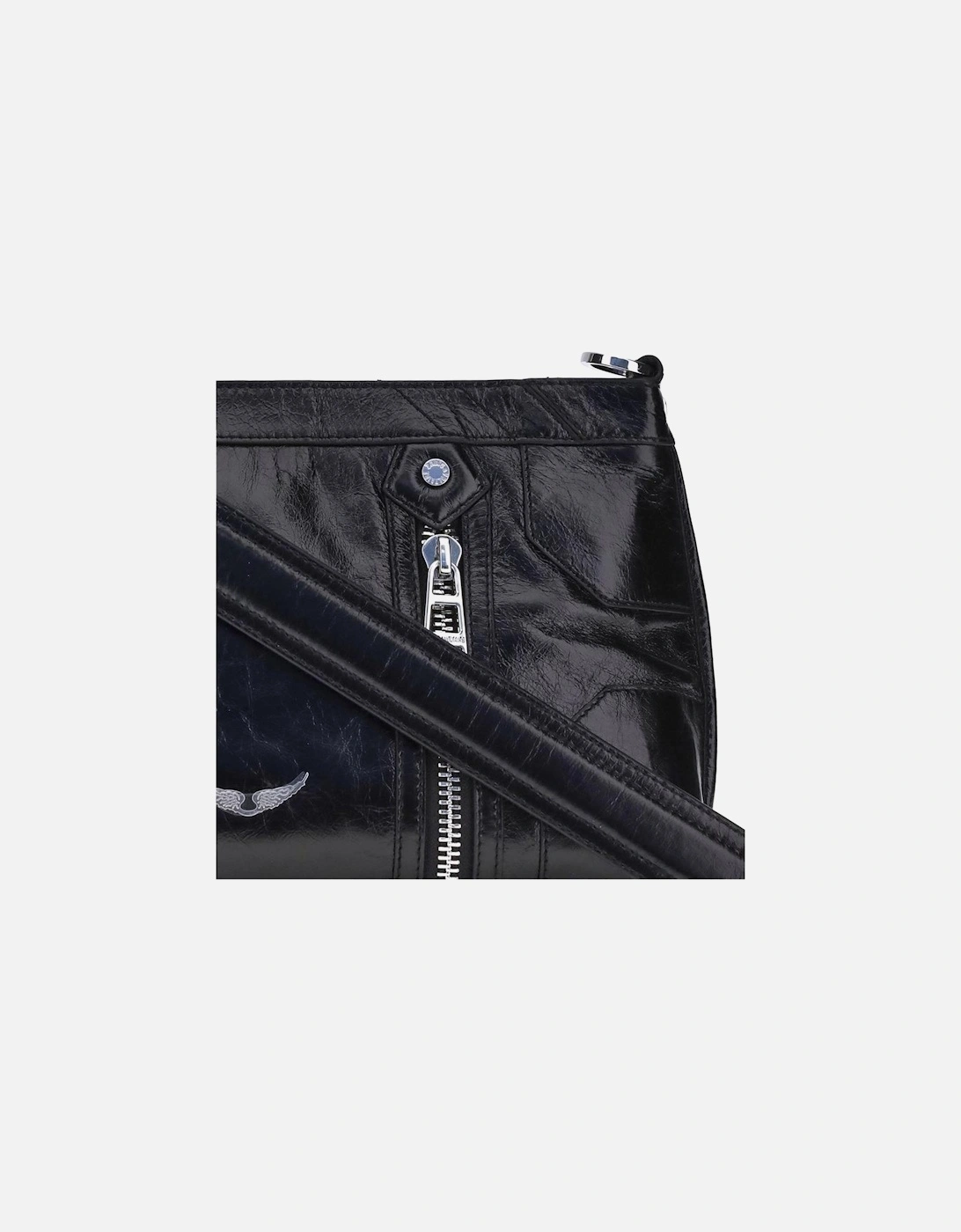Sunny Patent Leather Shoulder Bag Women - Black