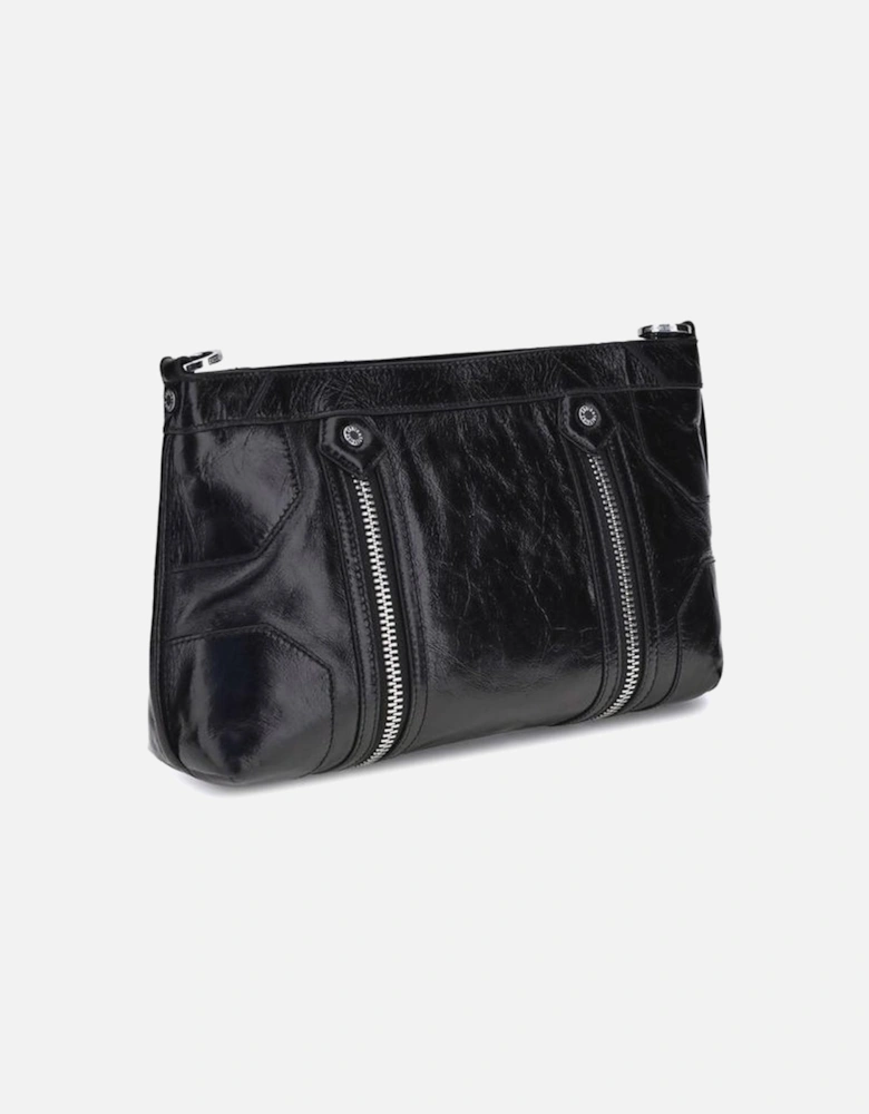 Sunny Patent Leather Shoulder Bag Women - Black