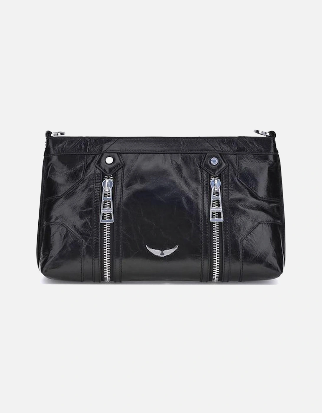 Sunny Patent Leather Shoulder Bag Women - Black, 5 of 4