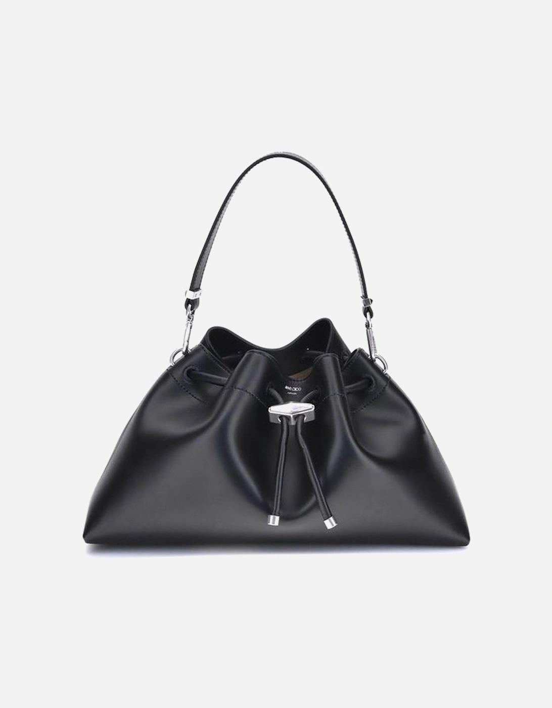 Cinch Shoulder Bag with Diamond Detail Women - Black, 5 of 4