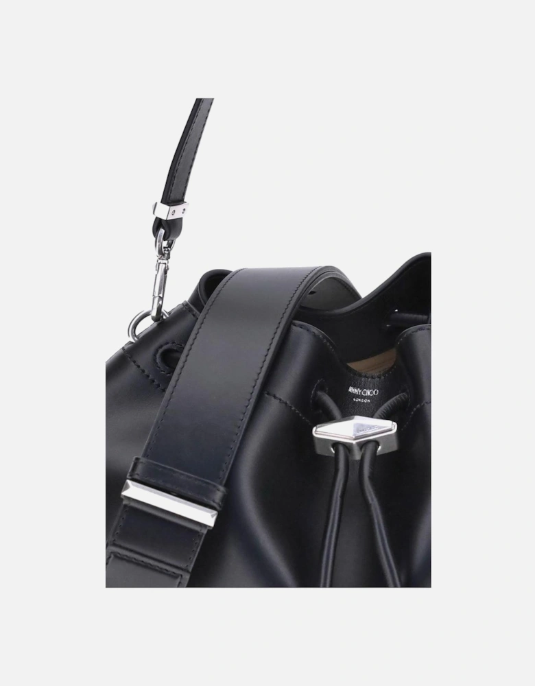 Cinch Shoulder Bag with Diamond Detail Women - Black