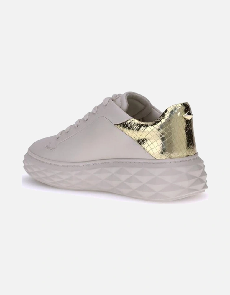 Diamond Maxi Sculptural Sole Sneakers Women - White