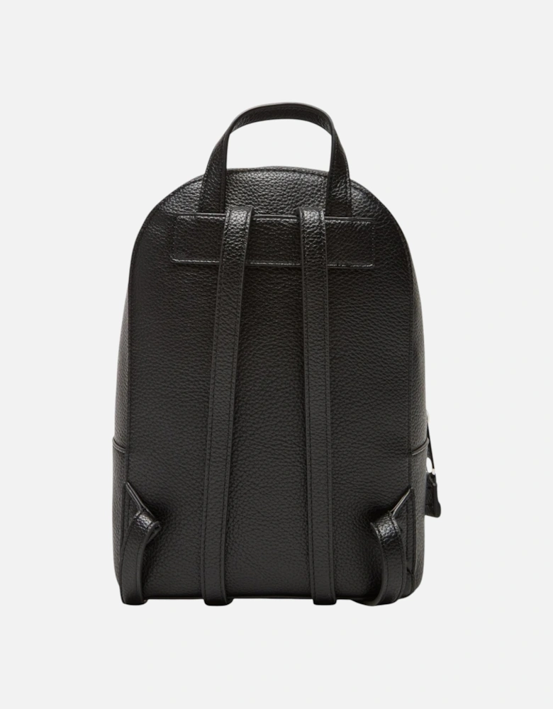 Rucksack with Zip and Multiple Pockets Women - Black Bags