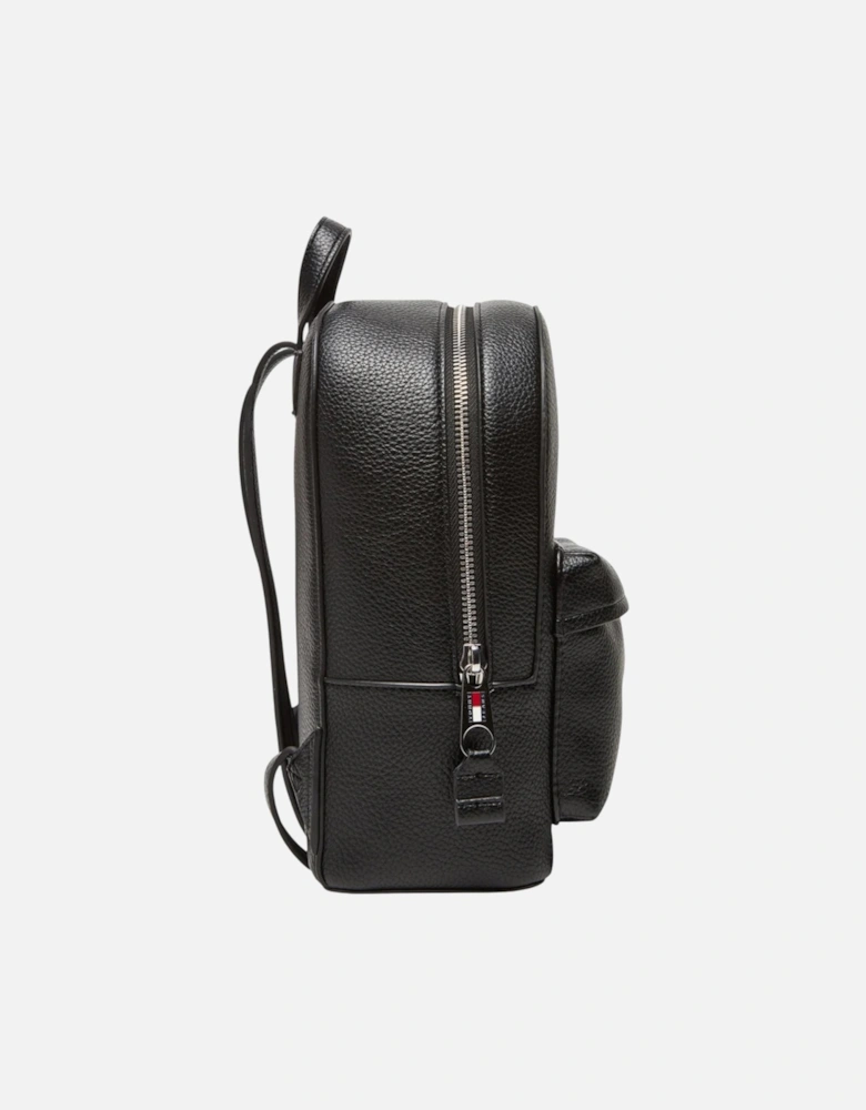 Rucksack with Zip and Multiple Pockets Women - Black Bags