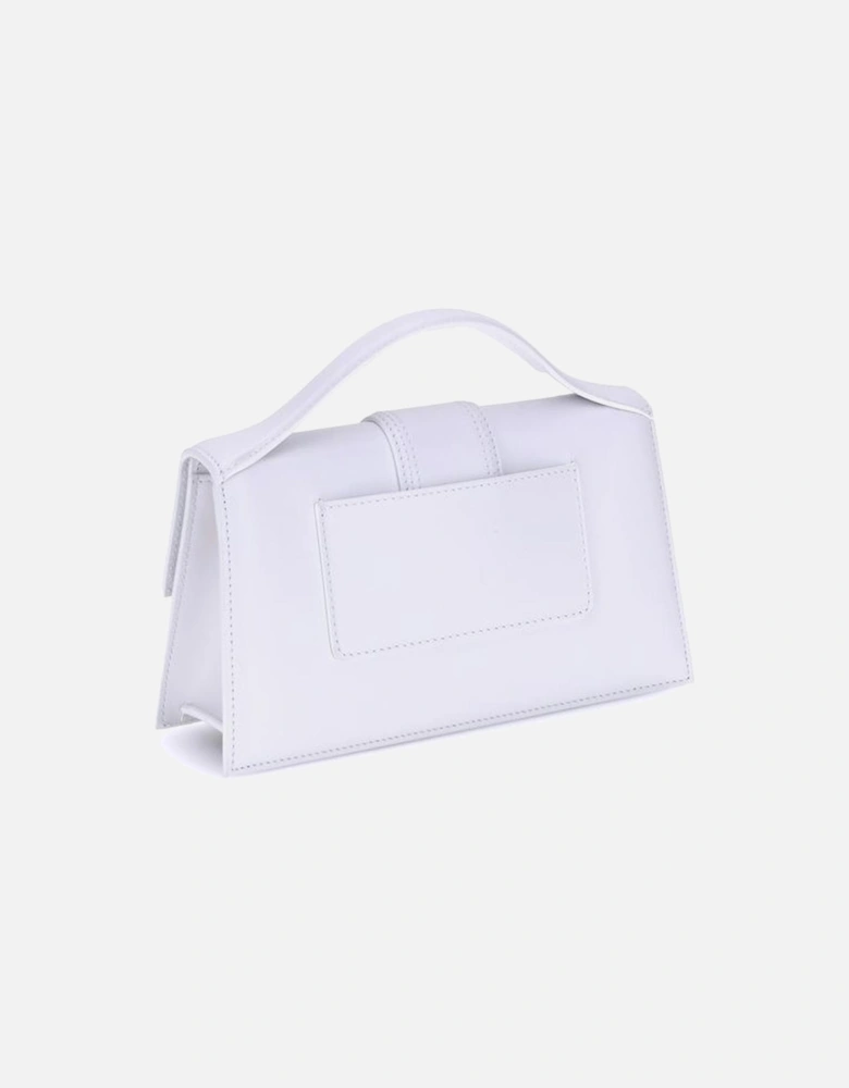Large Bambino Structured Handbag with Magnetic Closure Women - White