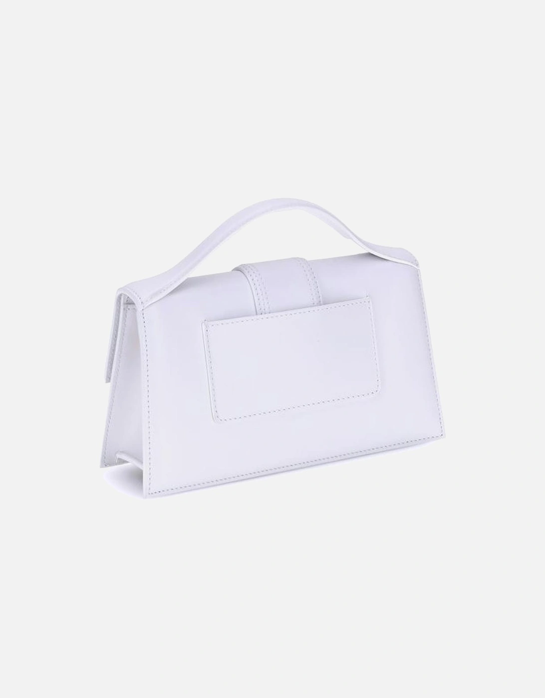 Large Bambino Structured Handbag with Magnetic Closure Women - White
