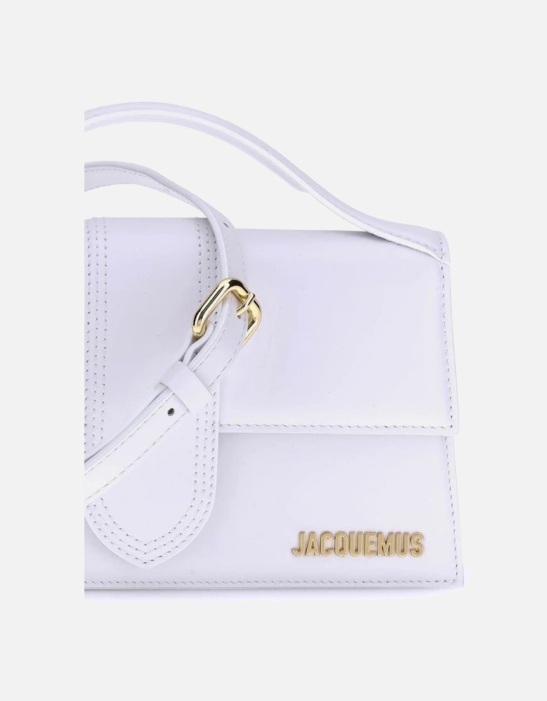 Large Bambino Structured Handbag with Magnetic Closure Women - White