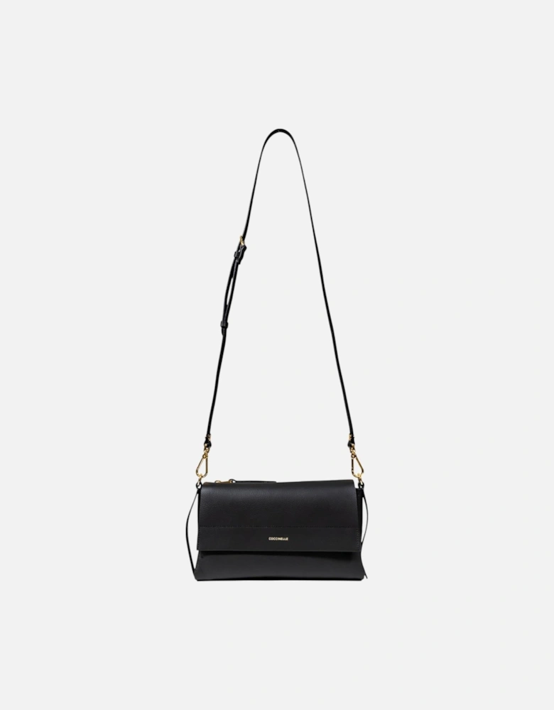 Handbag with Shoulder Strap and Inside Pockets Women - Black Bags