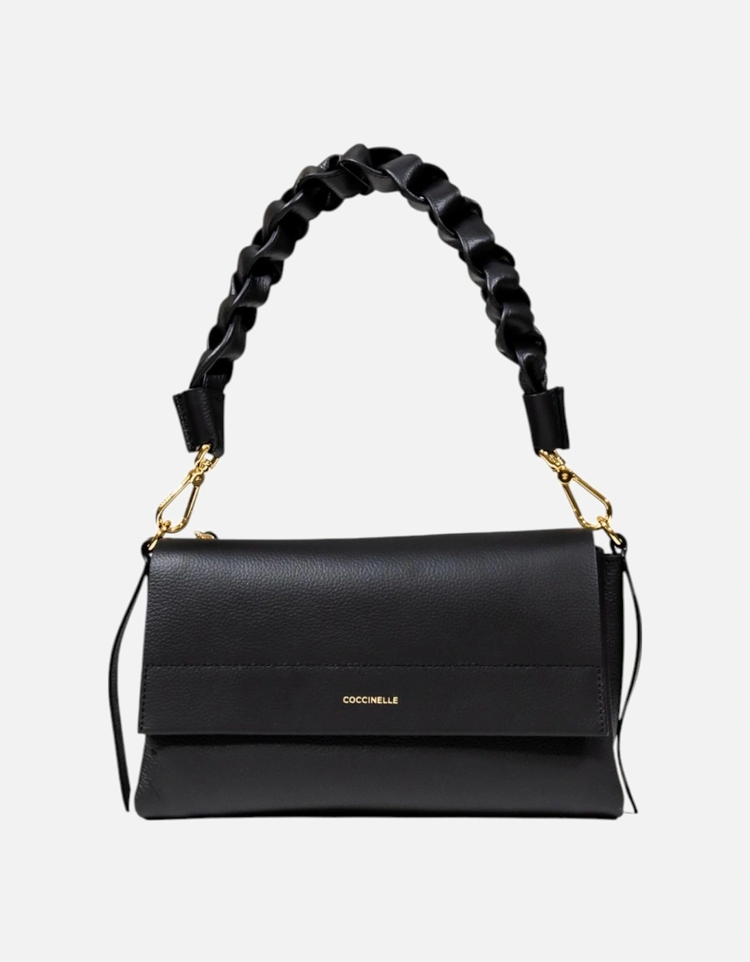 Handbag with Shoulder Strap and Inside Pockets Women - Black Bags
