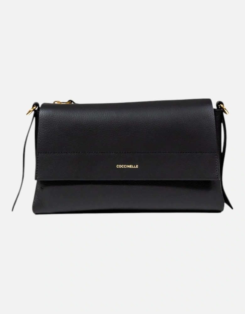 Handbag with Shoulder Strap and Inside Pockets Women - Black Bags