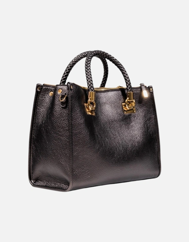 Handbag with Shoulder Strap and Zip Fastening Women - Brown Bags