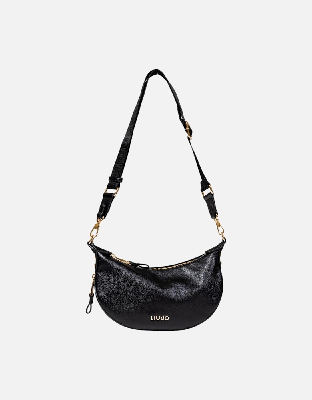 Shoulder Strap Zip Fastening Bag Women - Black