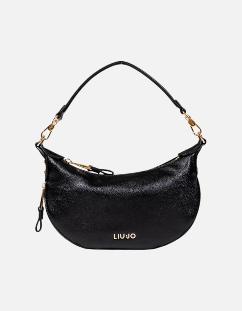 Shoulder Strap Zip Fastening Bag Women - Black