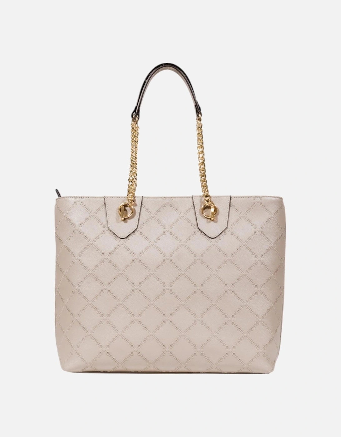 Handbag with Zip and Inside Pocket Women - Beige Bags