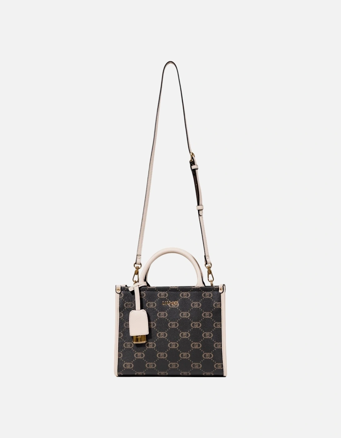 Handbag with Shoulder Strap and Zip Closure Women - Brown Bags, 4 of 3