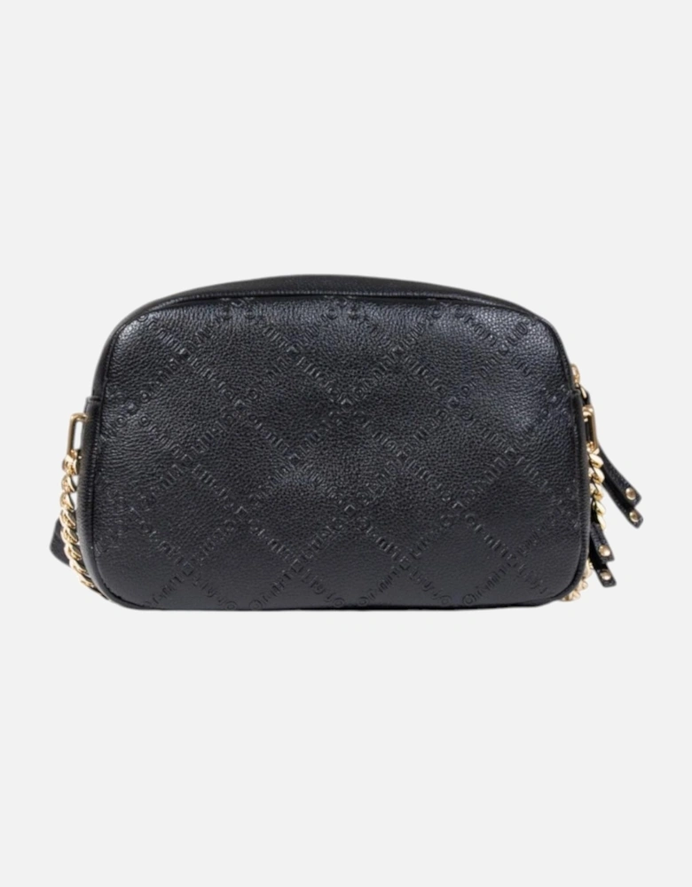 Zip Fastening Shoulder Bag with Multiple Pockets Women - Black