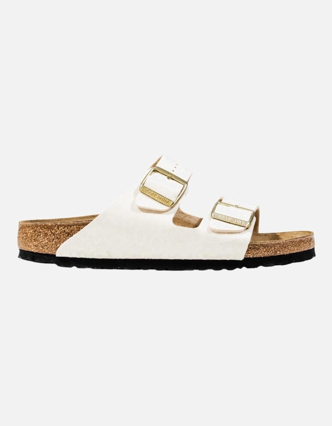 Buckle Faux Leather Slippers Women - Beige, 4 of 3