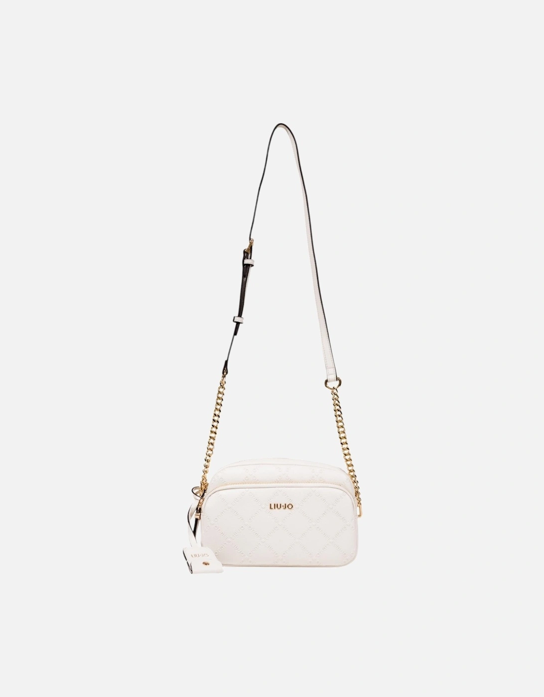 Shoulder Bag with Zip and Multiple Pockets Women - White, 4 of 3