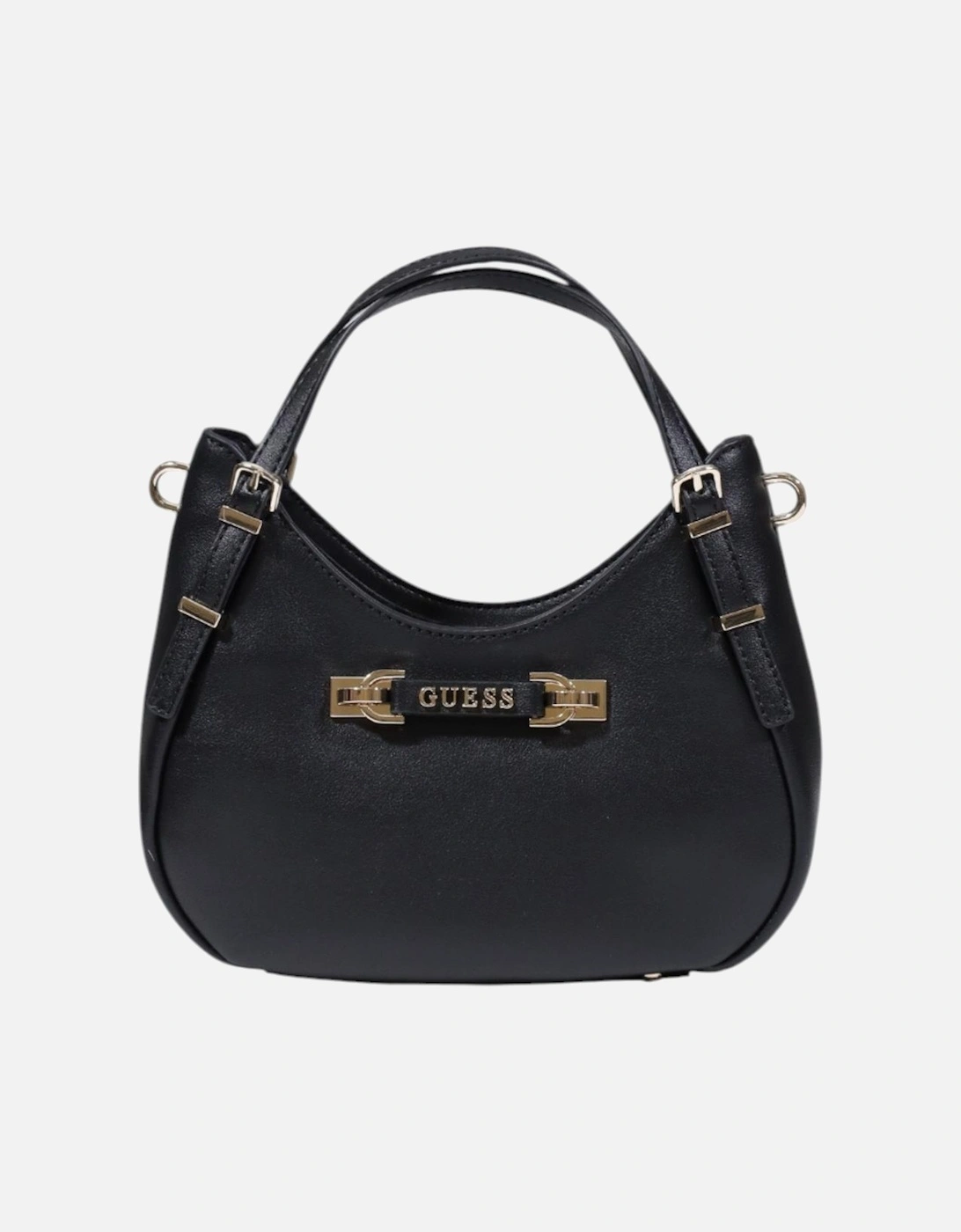 Handbag with Shoulder Strap and Multiple Pockets Women - Black Bags