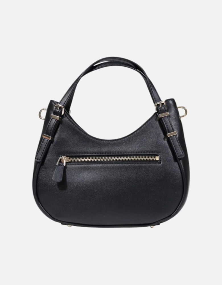 Handbag with Shoulder Strap and Multiple Pockets Women - Black Bags