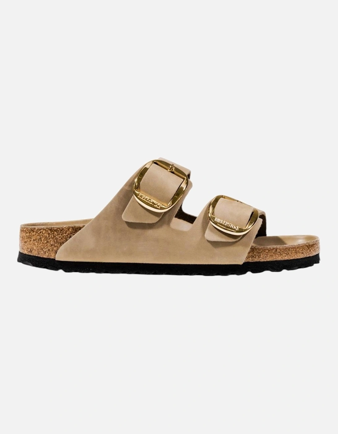 Leather Buckle Slippers Women - Beige, 4 of 3