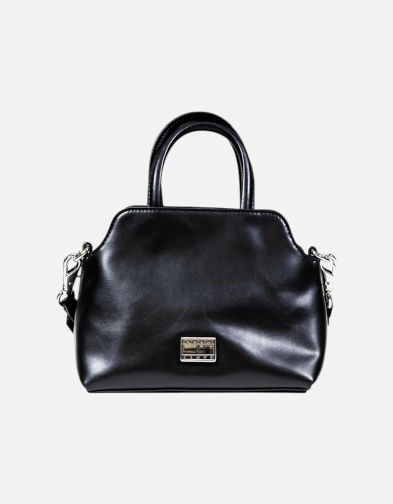 Handbag with Shoulder Strap and Inside Pockets Women - Black Bags