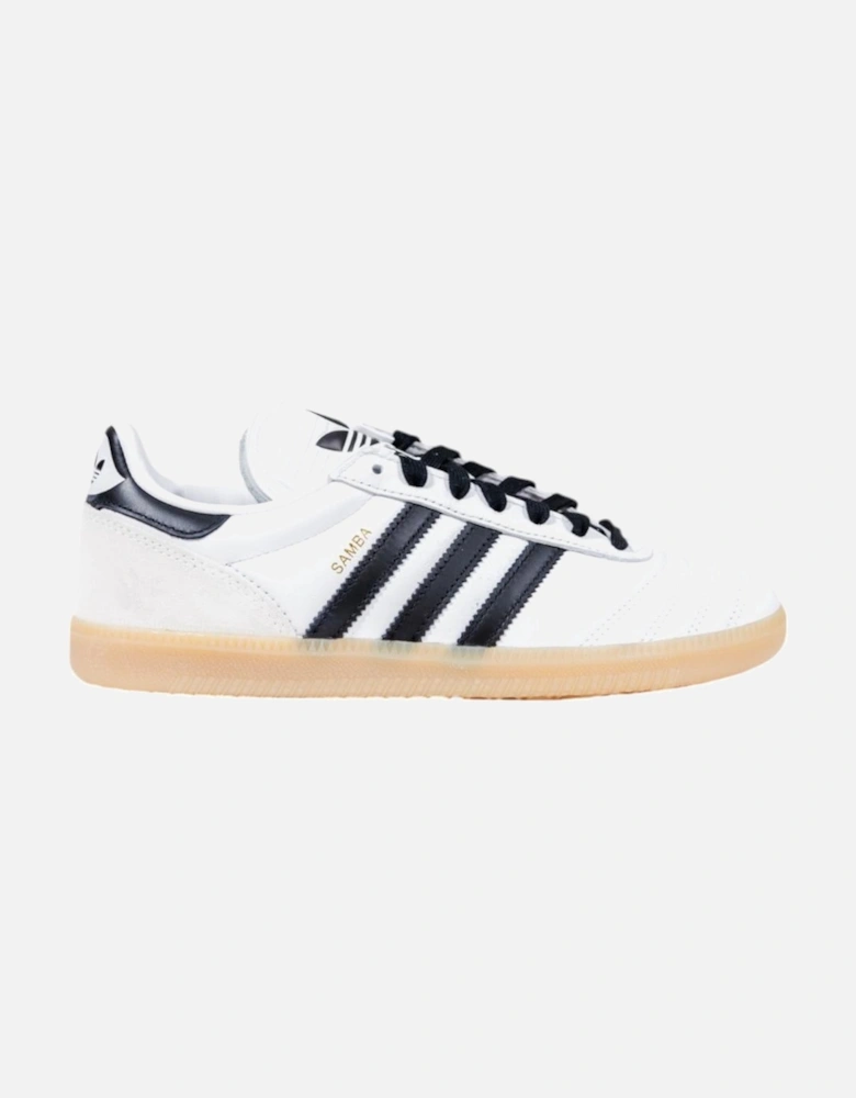 Sporty Slip-On Faux Leather Sneakers Women - White