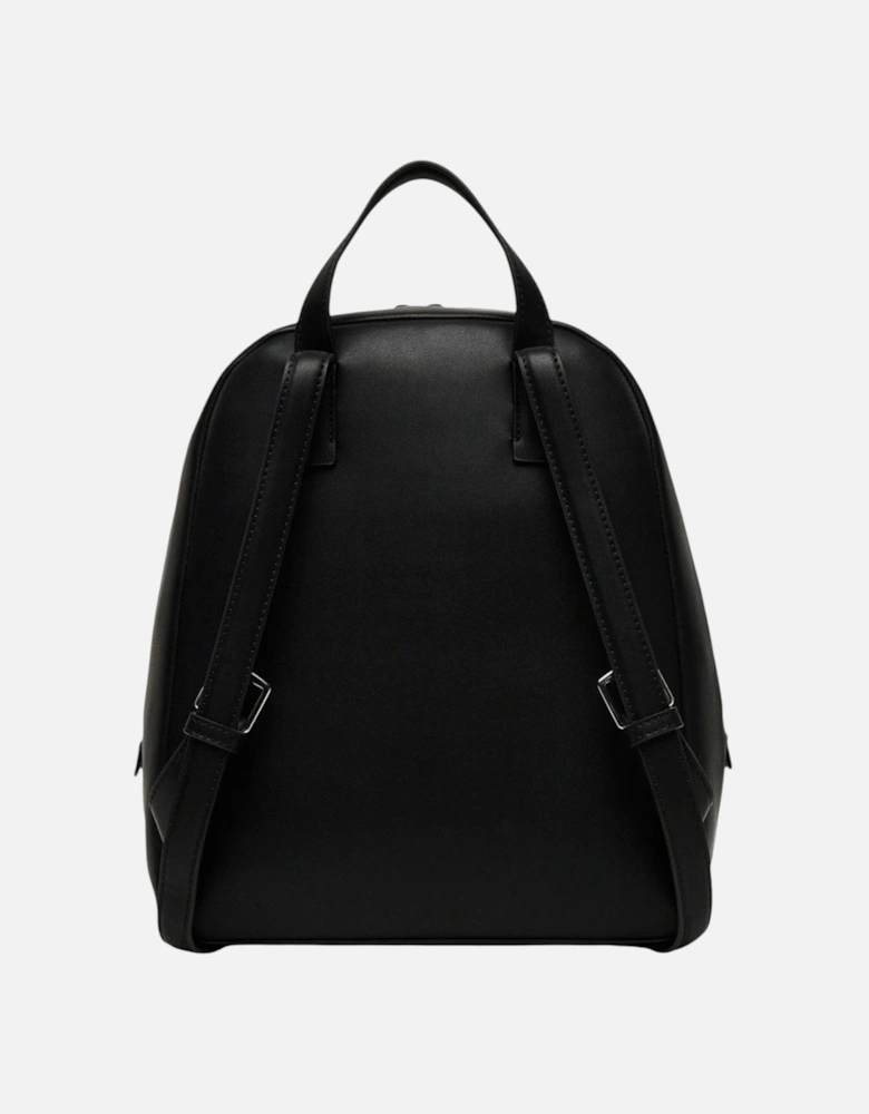 Zip Fastening Rucksack with Inside Pockets Women - Black Bags
