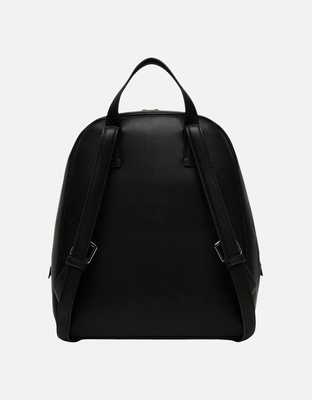 Zip Fastening Rucksack with Inside Pockets Women - Black Bags