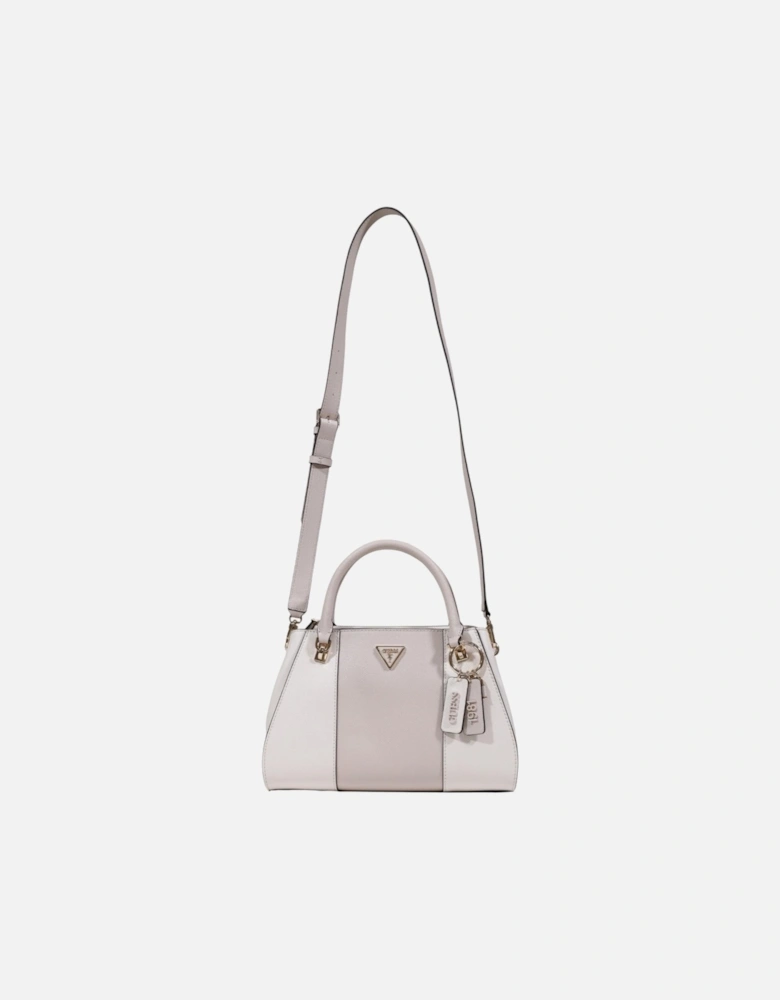Handbag with Shoulder Strap and Zip Women - White Bags