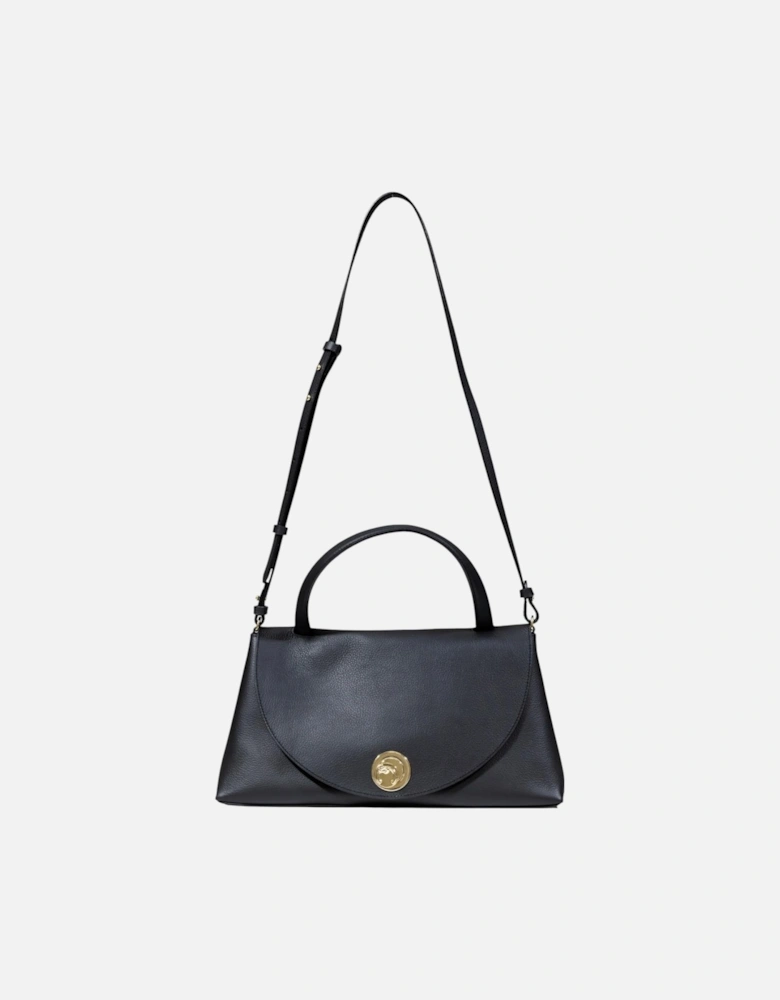 Handbag with Shoulder Strap and Inside Pockets Women - Black Bags