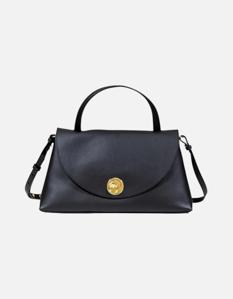 Handbag with Shoulder Strap and Inside Pockets Women - Black Bags