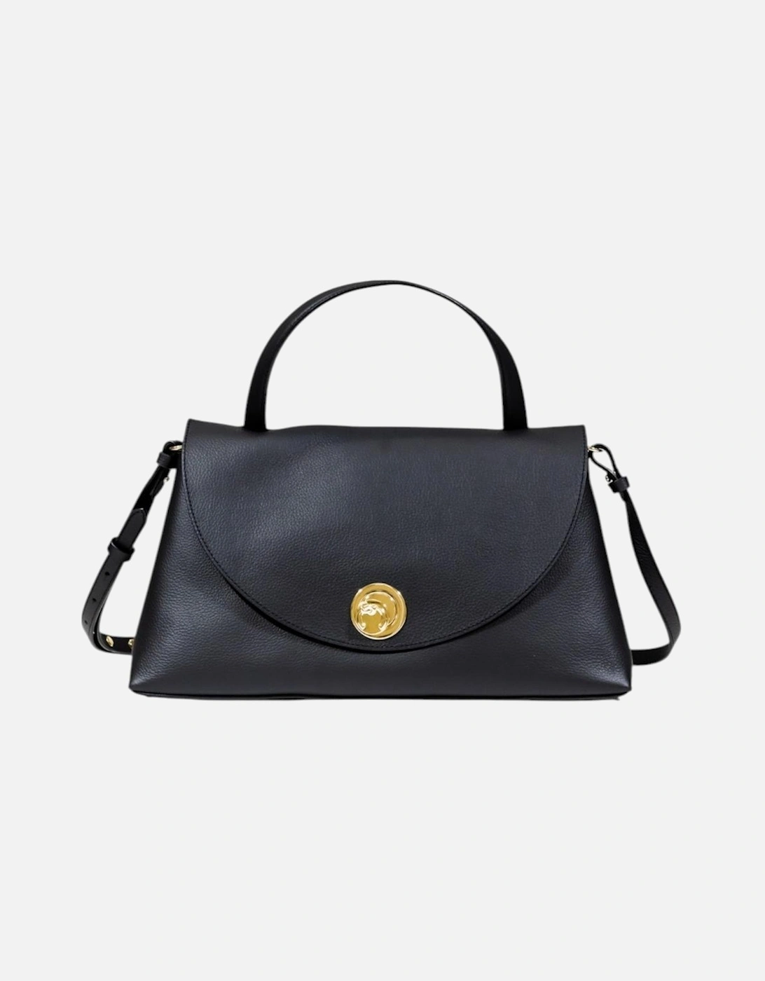 Handbag with Shoulder Strap and Inside Pockets Women - Black Bags
