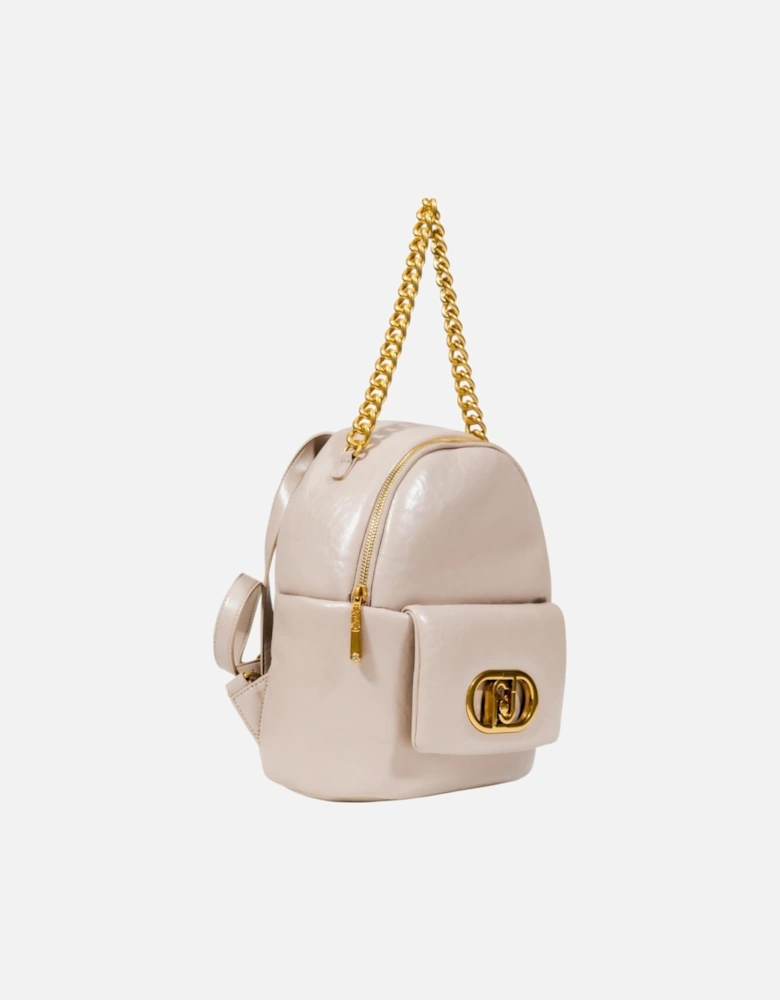 Rucksack with Zip and Multiple Pockets Women - Pink Bags