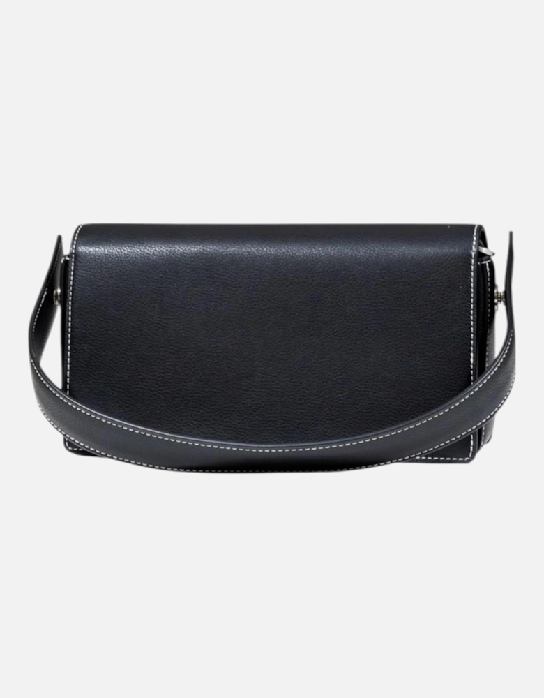 Handbag with Automatic Button Fastening Women - Black Bags