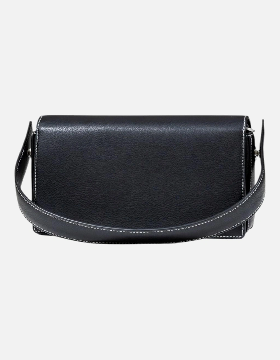 Handbag with Automatic Button Fastening Women - Black Bags