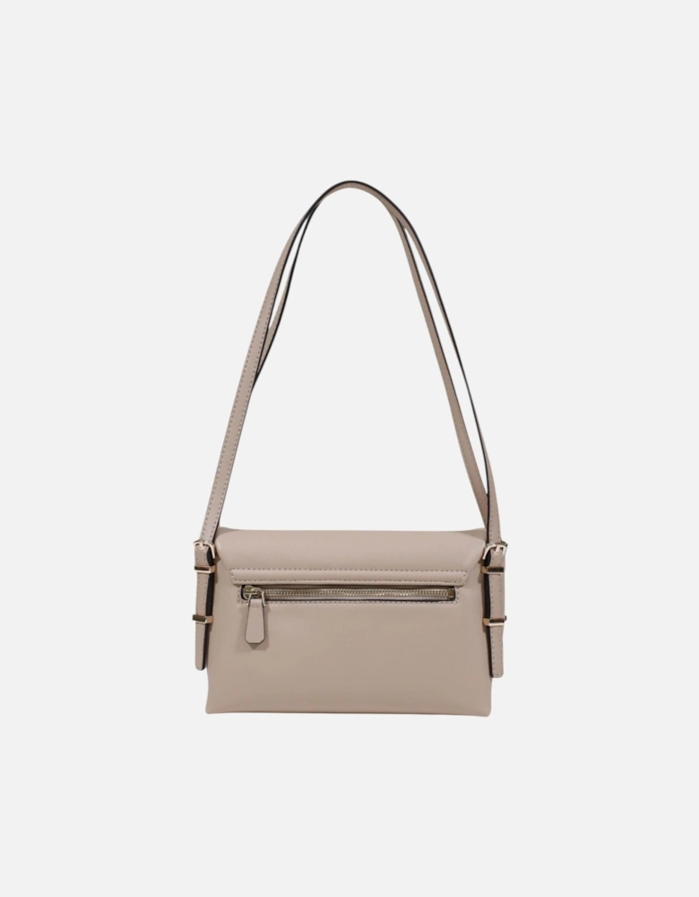 Handbag with Magnet Fastening and Multiple Pockets Women - Beige Bags