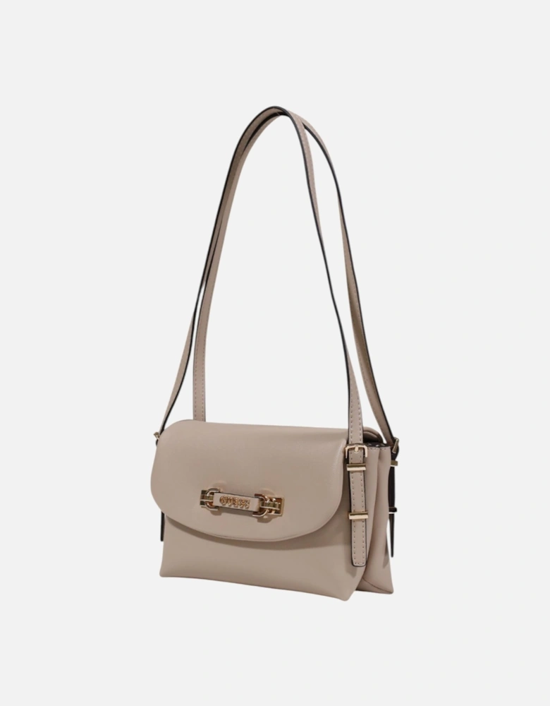 Handbag with Magnet Fastening and Multiple Pockets Women - Beige Bags