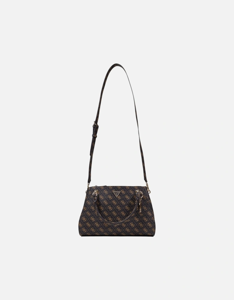 Handbag with Shoulder Strap and Print Women - Brown Bags